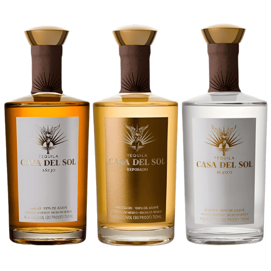 Casa Del Sol Blanco, Reposado, Anejo Tequila Bundle - 750ML