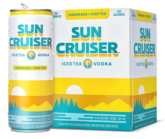 Sun Cruiser Lemonade + Iced Tea Vodka (4x355ml)