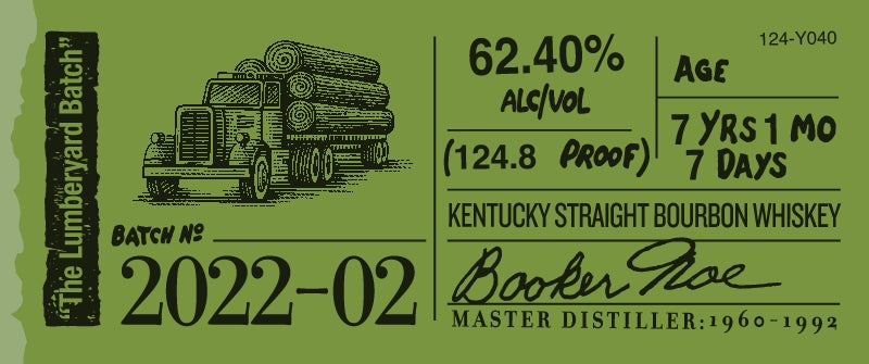 Booker's Batch 2022-02 'The Lumberyard Batch' Kentucky Straight Bourbon Whiskey (750ml)