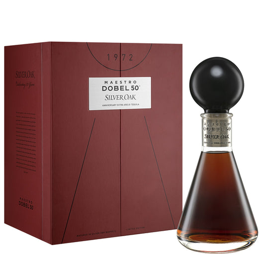 Maestro Dobel 50 x Silver Oak 1972 Aniversary Extra Anejo Tequila (750ml)