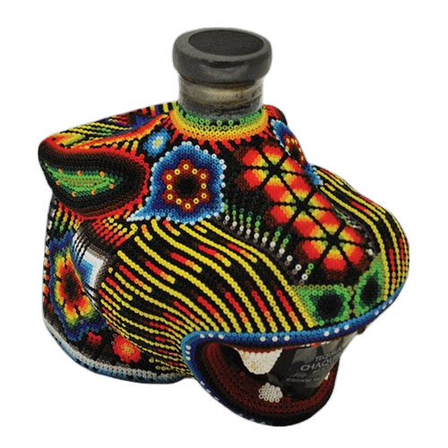 Chaquira Beaded Jaguar Extra Anejo Tequila (750ml)