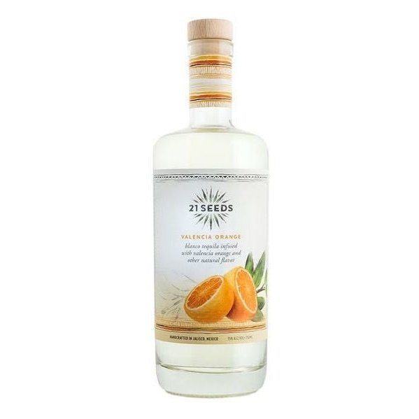 21 Seeds Valencia Orange Blanco Tequila 750ml