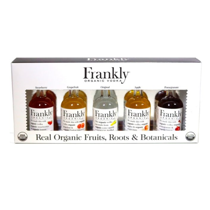 Frankly Organic Vodka Variety Pack 50ml Each