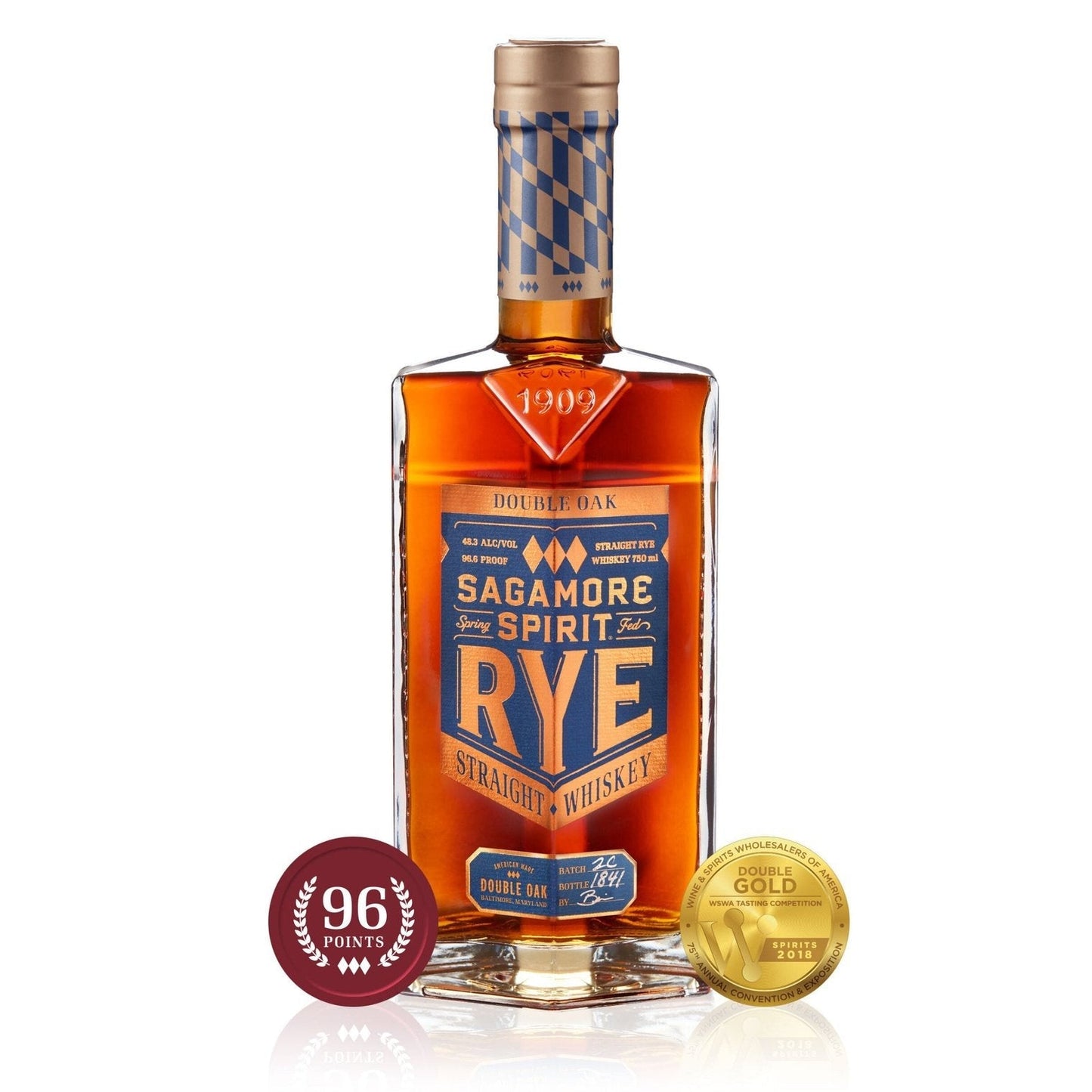 Sagamore Spirit Double Oak - Straight Rye Whiskey 750ml