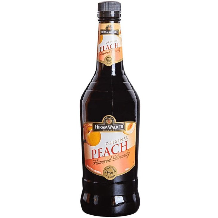 Hiram Walker Peach Flavored Brandy 1L