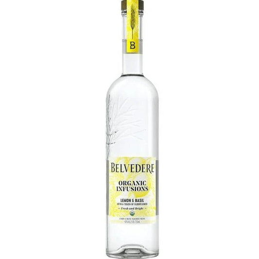 Belvedere Organic Infusions Lemon & Basil Vodka 750ml