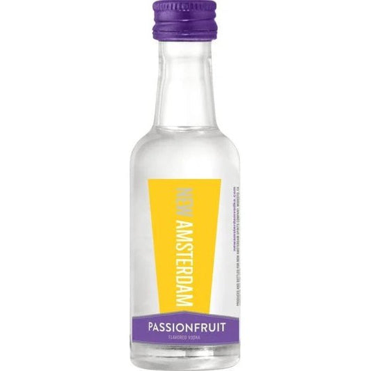 New Amsterdam Passionfruit Vodka Shots 12x50ml