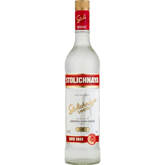 Stolichnaya Vodka 750ml