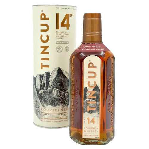 Tin Cup Fourteener 14 Year Old Bourbon Whiskey (750ml)