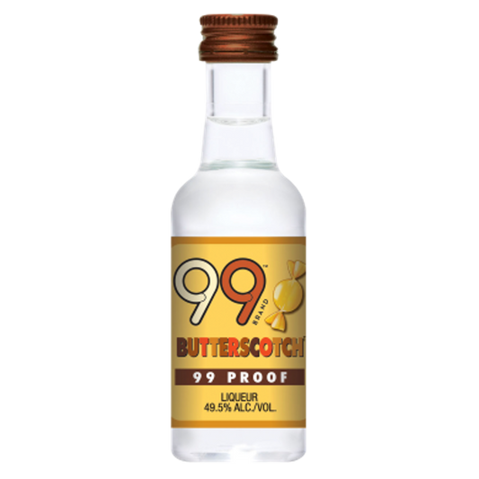 99 Brand Butterscotch Schnapps Liqueur (12x50ml)