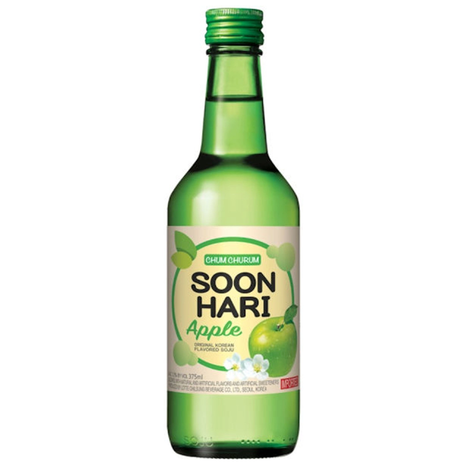 Chum Churum Soon Hari Apple Flavored Soju (375ml)