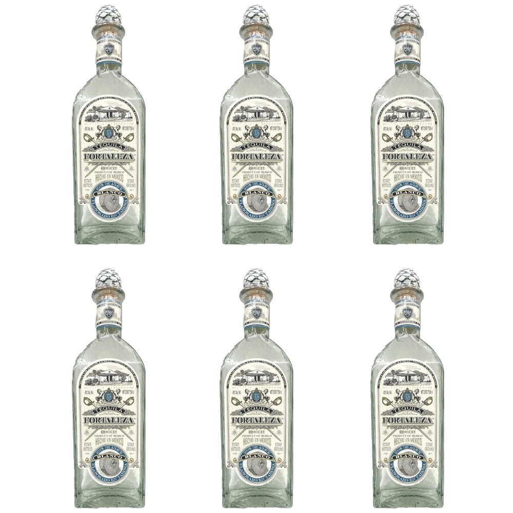 Fortaleza Blanco Tequila Case Bundle (6 Bottles) (750ml Each)