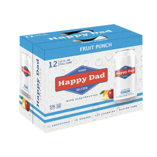 Happy Dad Fruit Punch Hard Seltzer (12pk)