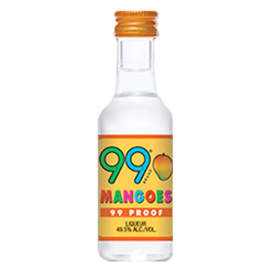 99 Brand Mangoes Schnapps Liqueur (12x50ml)