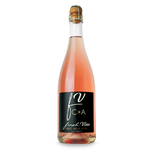 Fresh Vine Brut Rose Wine By Fresh Vine Wine (750ml)