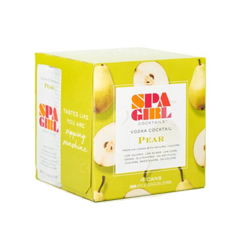 Spa Girl Cocktails Pear Vodka (4pk)