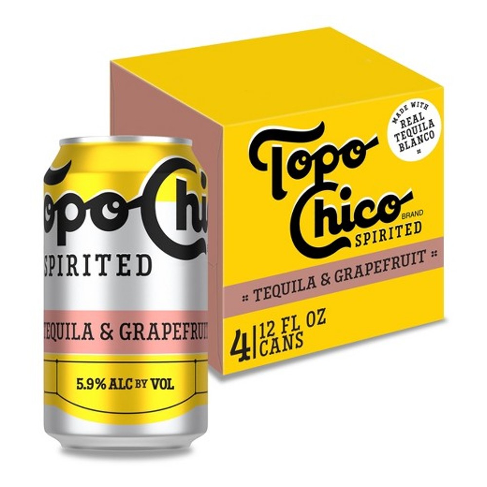 Topo Chico Spirited Tequila & Grapefruit (4pk)