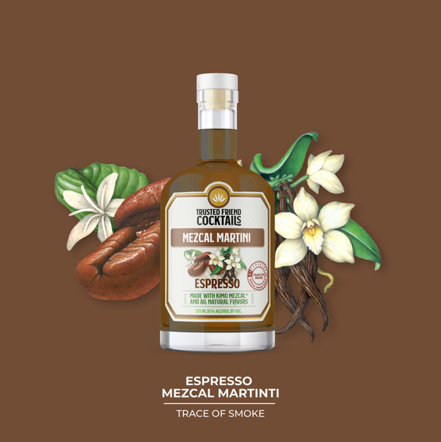 Trusted Friend Mezcal Espresso Martini Cocktail (375ml)