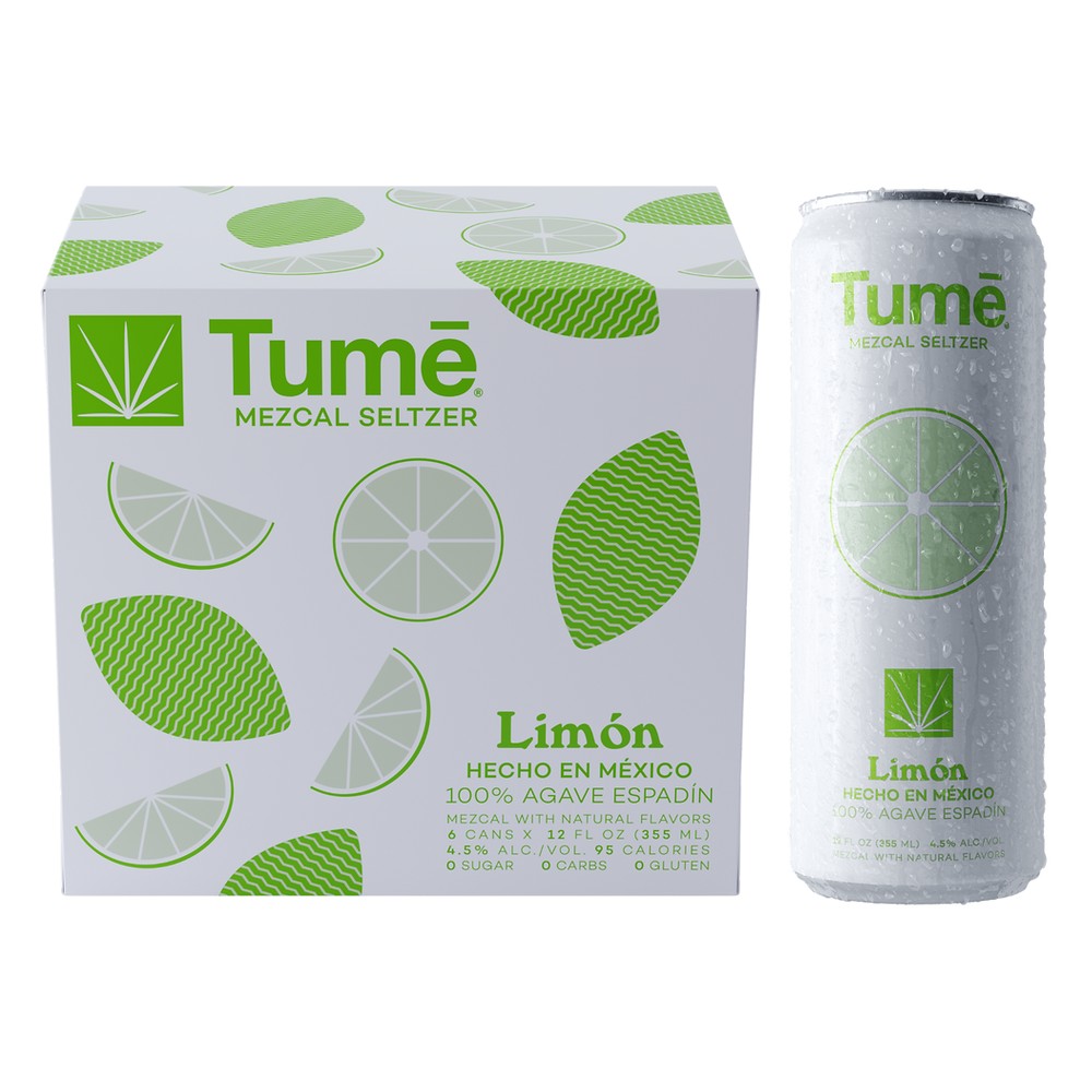 Tumē Limón Mezcal Hard Seltzer (6pk)