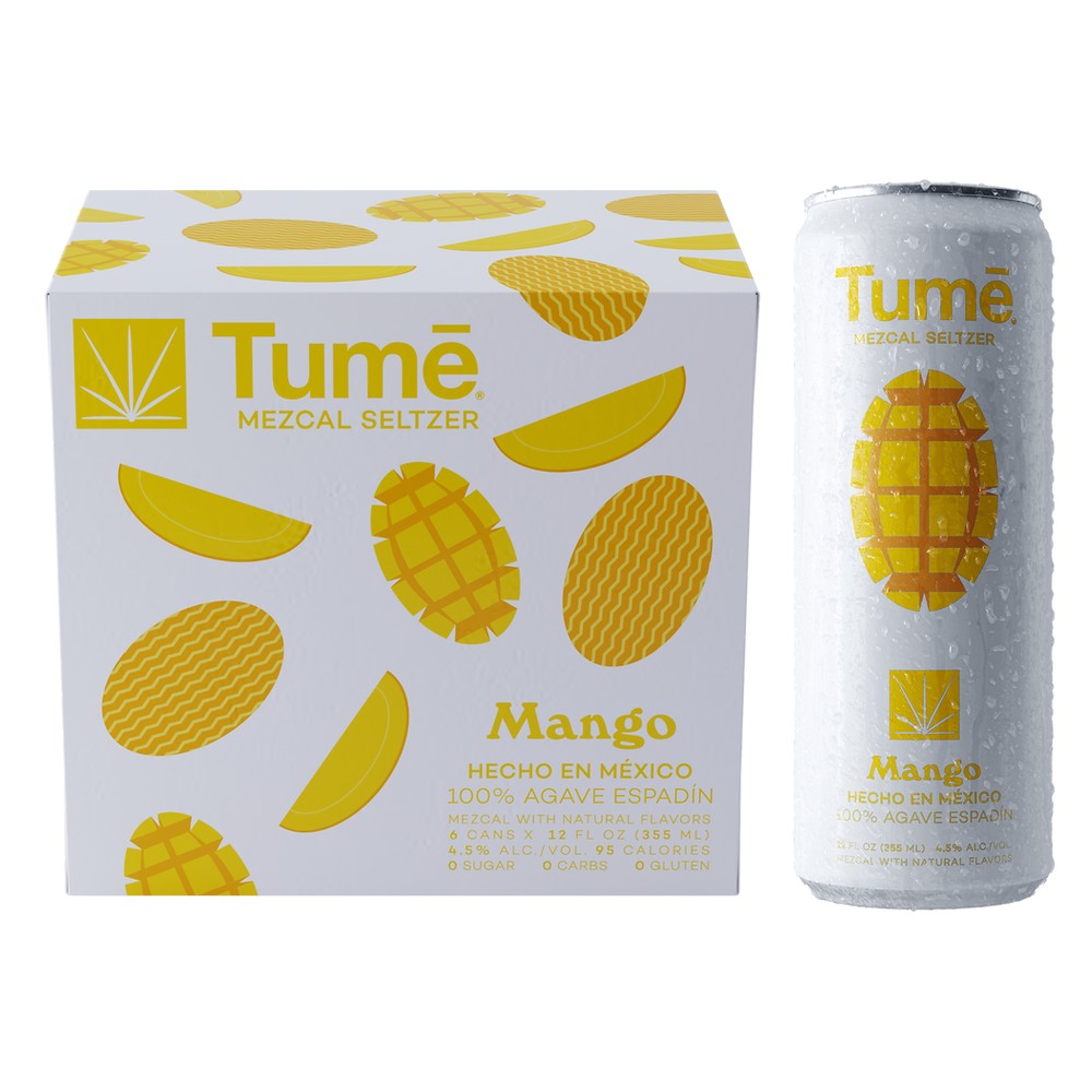 Tumē Mango Mezcal Hard Seltzer (6pk)