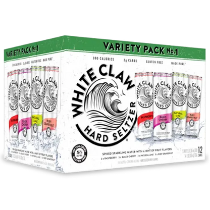 White Claw Variety Pack No.1 Hard Seltzer (12pk)